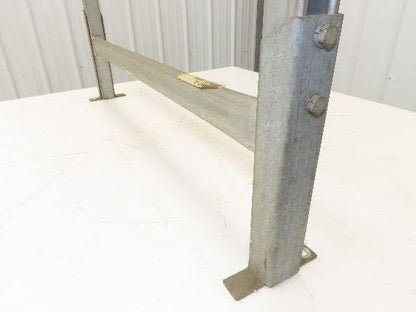 Automotion 36"W Conveyor Leg Stationary Floor Support 22" to 30"H Galvanized