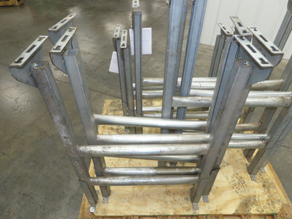 Automotion 24"W Conveyor Leg Stationary Floor Support 36" to 44"H Galvanized