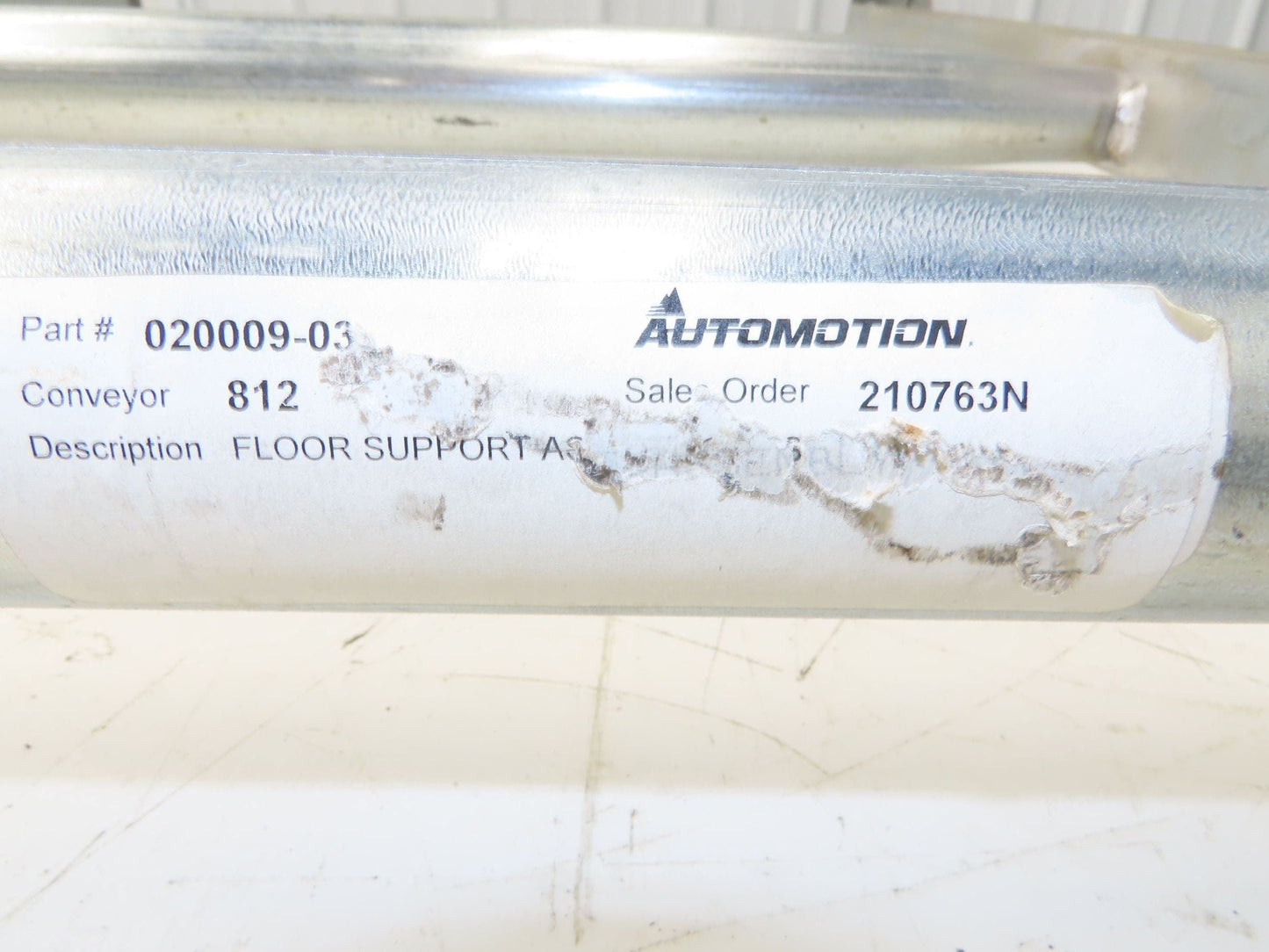 Automotion 24"W Conveyor Leg Stationary Floor Support 36" to 44"H Galvanized