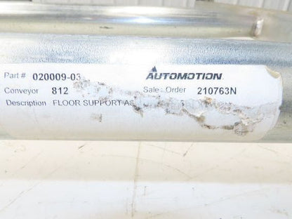 Automotion 24"W Conveyor Leg Stationary Floor Support 36" to 44"H Galvanized