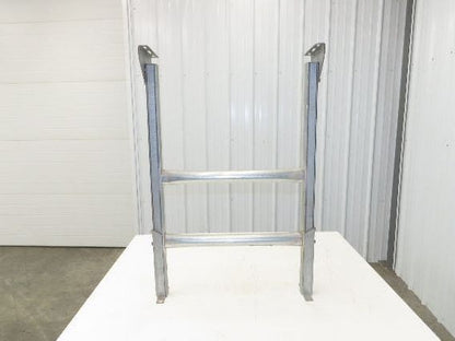 Automotion 24"W Conveyor Leg Stationary Floor Support 36" to 44"H Galvanized