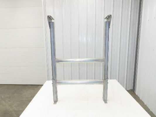 Automotion 24"W Conveyor Leg Stationary Floor Support 36" to 44"H Galvanized