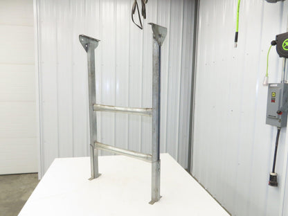 Automotion 24"W Conveyor Leg Stationary Floor Support 43" to 51"H Galvanized