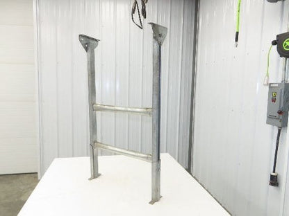 Automotion 24"W Conveyor Leg Stationary Floor Support 43" to 51"H Galvanized