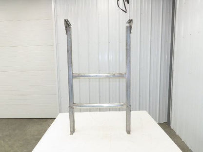 Automotion 24"W Conveyor Leg Stationary Floor Support 43" to 51"H Galvanized