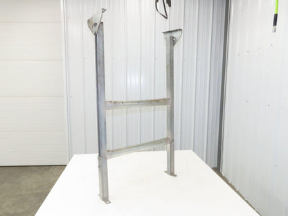 Automotion 24"W Conveyor Leg Stationary Floor Support 43" to 51"H Galvanized