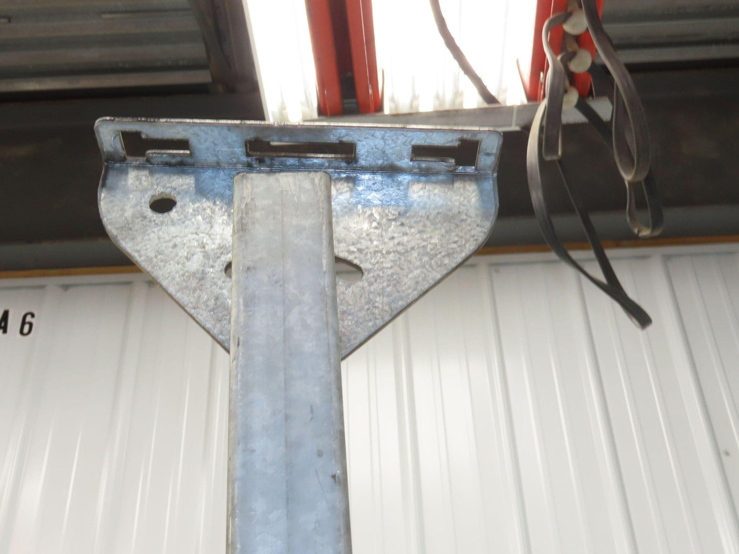 Automotion 24"W Conveyor Leg Stationary Floor Support 43" to 51"H Galvanized