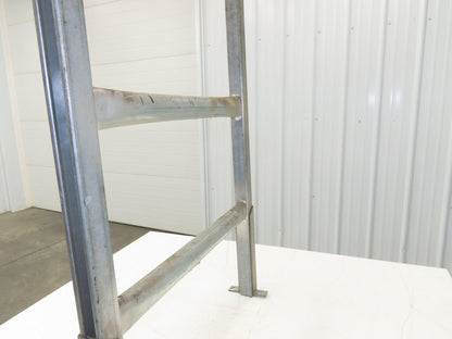 Automotion 24"W Conveyor Leg Stationary Floor Support 43" to 51"H Galvanized