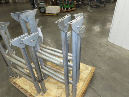 Automotion 24"W Conveyor Leg Stationary Floor Support 43" to 51"H Galvanized
