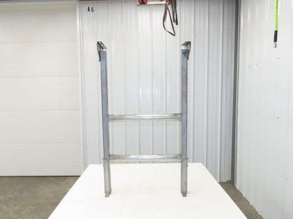 Automotion 24"W Conveyor Leg Stationary Floor Support 43" to 51"H Galvanized