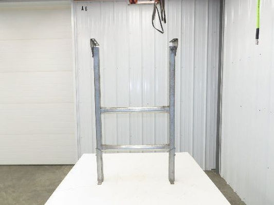 Automotion 24"W Conveyor Leg Stationary Floor Support 43" to 51"H Galvanized