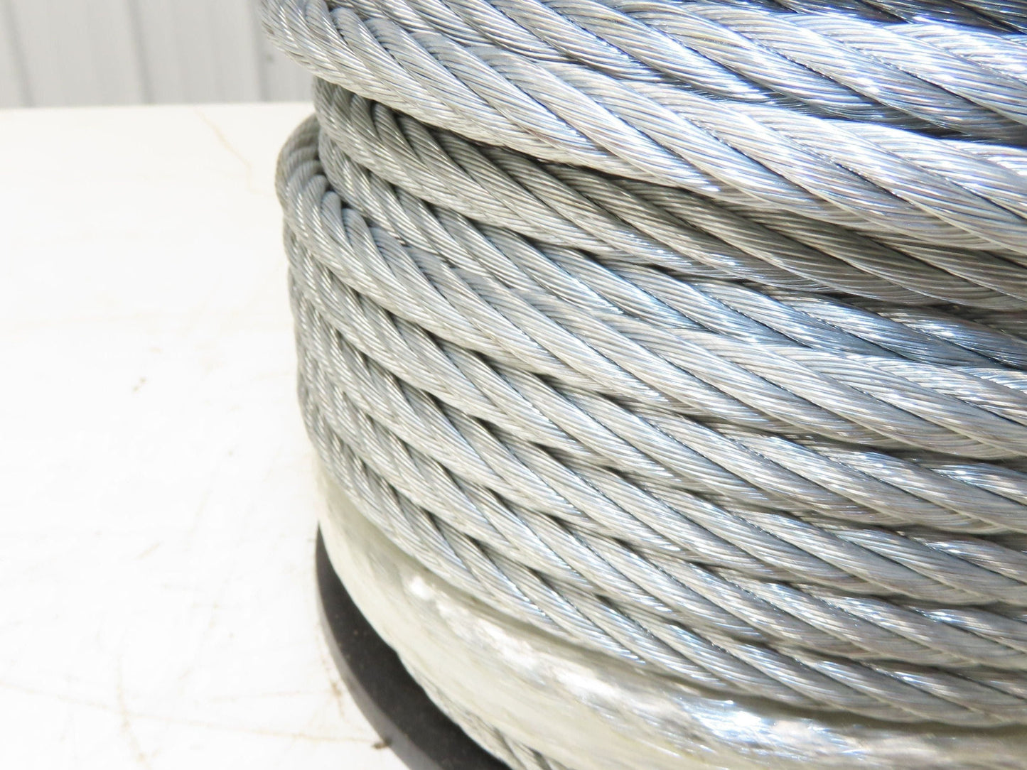 1DLA6 Galvanized Steel Cable 7x19 Strand 3/8" OD 150' Length 2880 lbs Safe Load