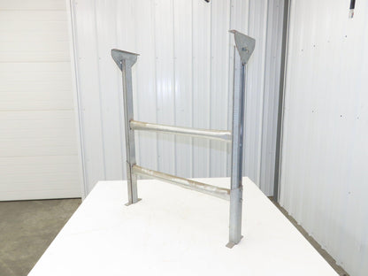 Automotion 30"W Conveyor Leg Stationary Floor Support 36" to 44"H Galvanized