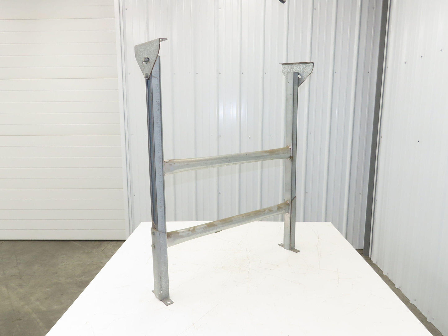 Automotion 30"W Conveyor Leg Stationary Floor Support 36" to 44"H Galvanized