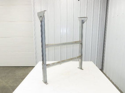 Automotion 30"W Conveyor Leg Stationary Floor Support 36" to 44"H Galvanized