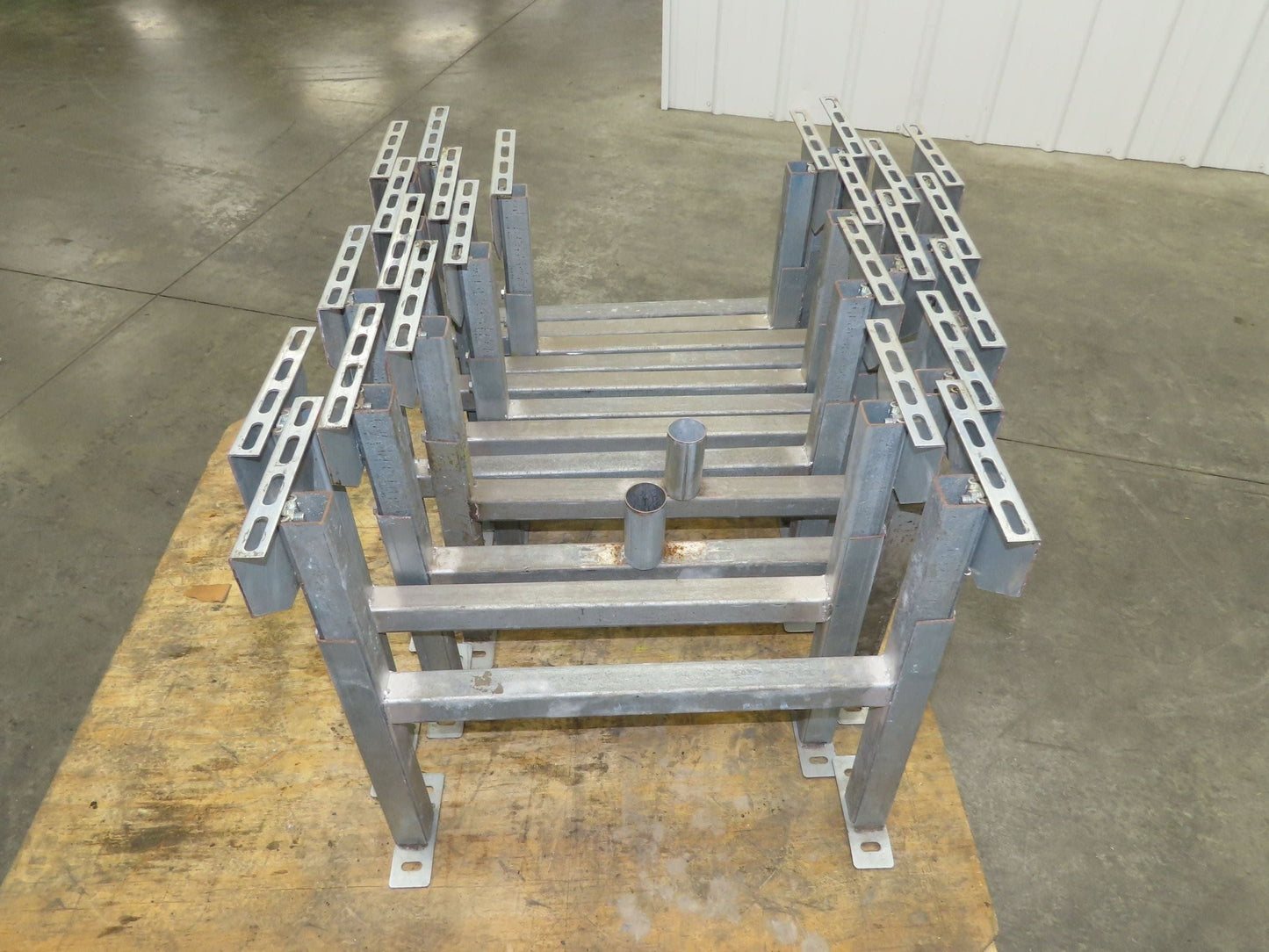 Automotion 24"W Conveyor Leg Stationary Floor Support 23" to 36"H Galvanized