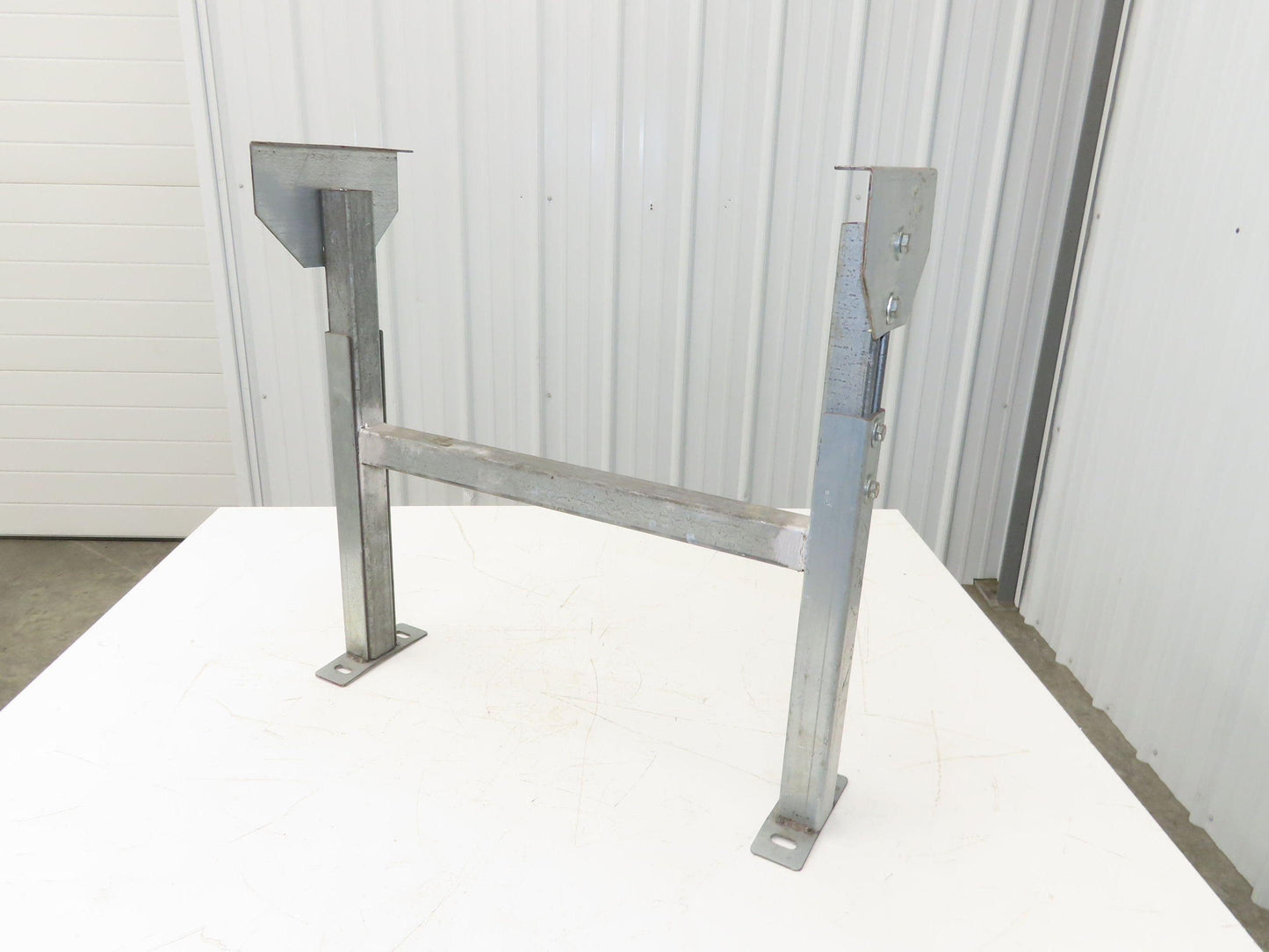 Automotion 24"W Conveyor Leg Stationary Floor Support 23" to 36"H Galvanized