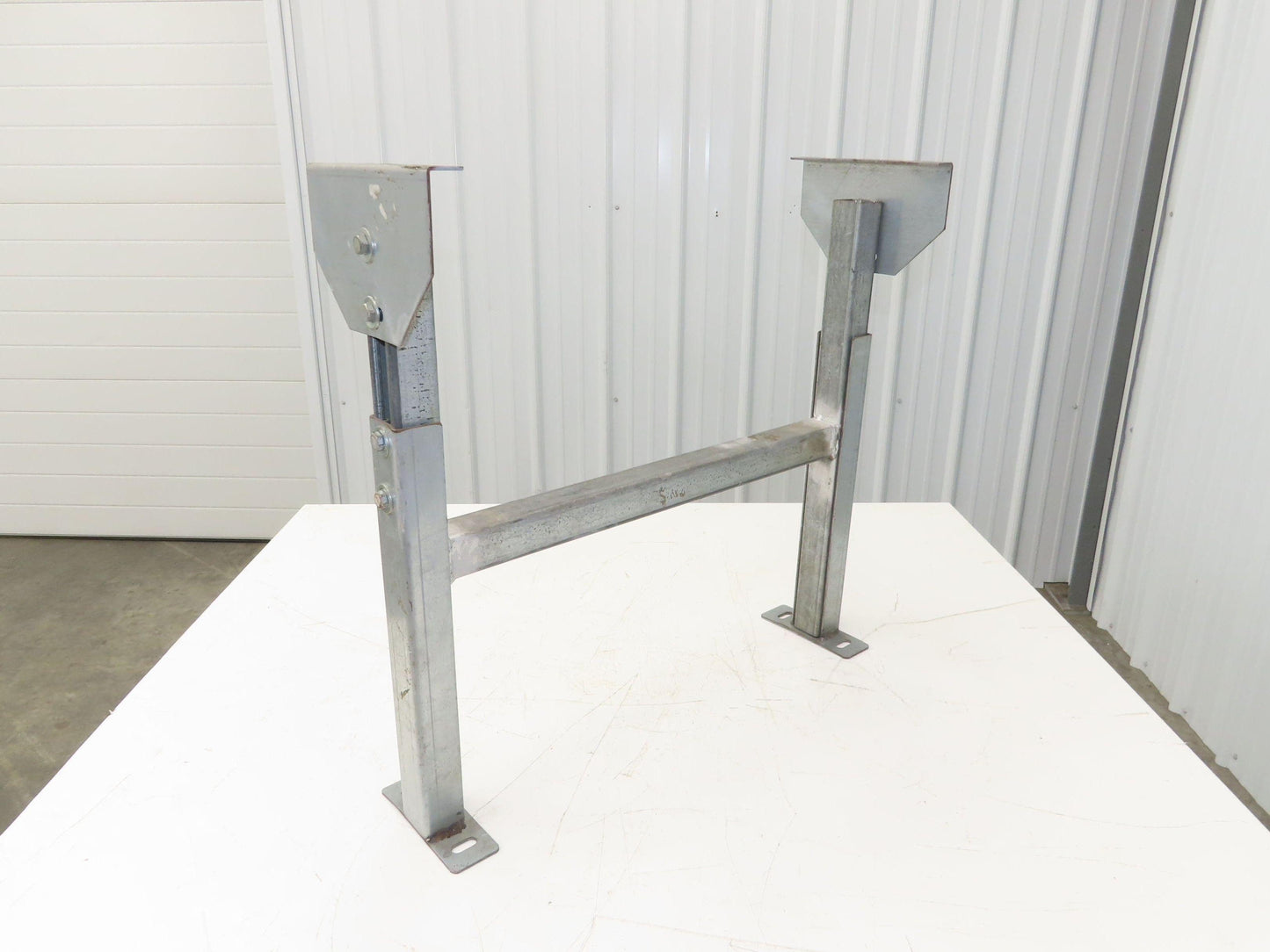Automotion 24"W Conveyor Leg Stationary Floor Support 23" to 36"H Galvanized