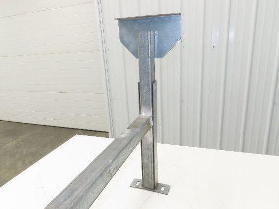 Automotion 24"W Conveyor Leg Stationary Floor Support 23" to 36"H Galvanized