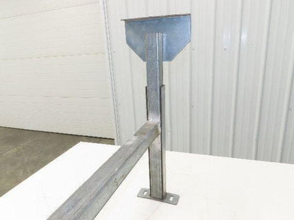 Automotion 24"W Conveyor Leg Stationary Floor Support 23" to 36"H Galvanized