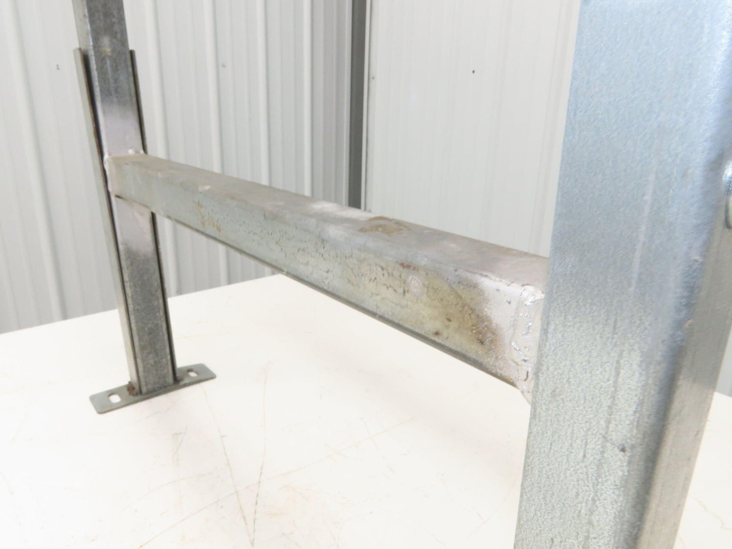 Automotion 24"W Conveyor Leg Stationary Floor Support 23" to 36"H Galvanized