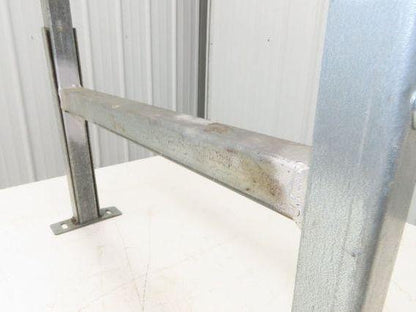 Automotion 24"W Conveyor Leg Stationary Floor Support 23" to 36"H Galvanized