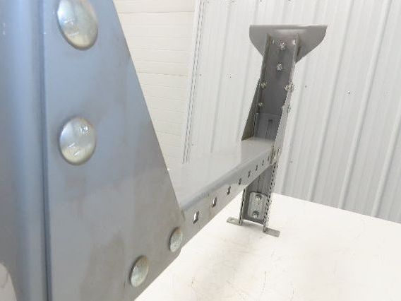 Automotion 30"W Conveyor Leg Stationary Floor Support 22" to 30"H Gray