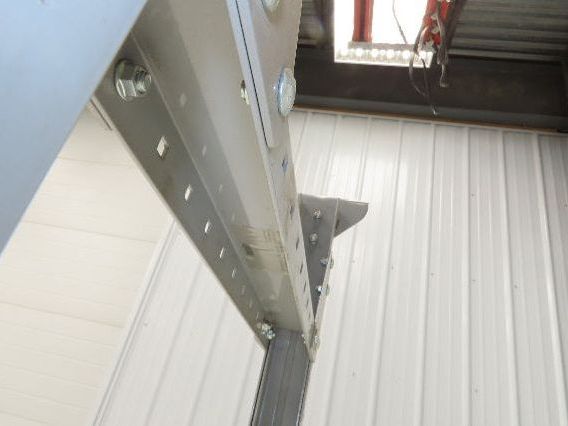 Automotion 30"W Conveyor Leg Stationary Floor Support 22" to 30"H Gray