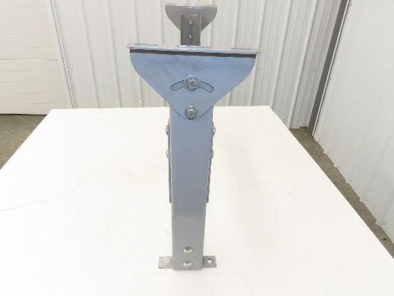 Automotion 30"W Conveyor Leg Stationary Floor Support 22" to 30"H Gray
