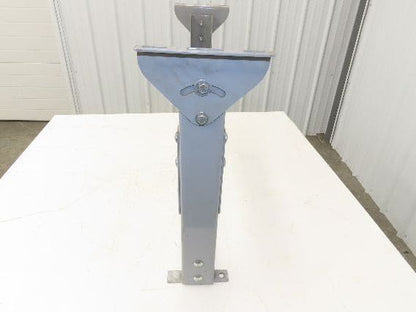 Automotion 30"W Conveyor Leg Stationary Floor Support 22" to 30"H Gray