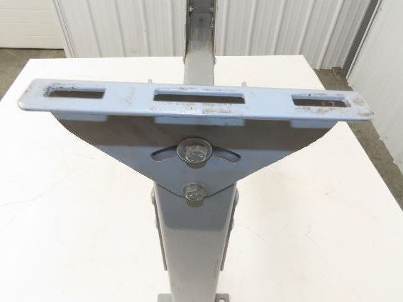 Automotion 30"W Conveyor Leg Stationary Floor Support 22" to 30"H Gray