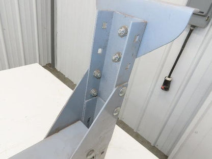 Automotion 30"W Conveyor Leg Stationary Floor Support 22" to 30"H Gray