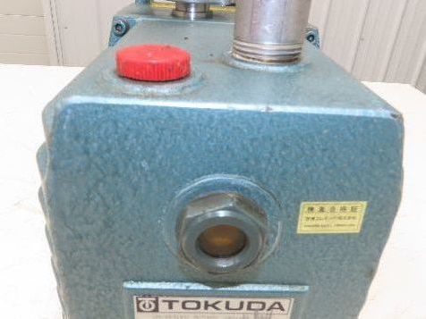 Tokuda DRP-360II Rotary Vane Vacuum Pump 360L/Min 1Hp 220V 3PH 6.7 x 10-2 Pa
