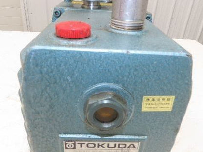 Tokuda DRP-360II Rotary Vane Vacuum Pump 360L/Min 1Hp 220V 3PH 6.7 x 10-2 Pa
