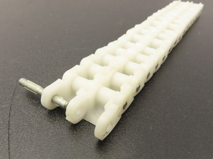 Morse N400 Delrin Plastic Coupling Sprocket Chain 16-Link 1-1/4" W 8.25" Long