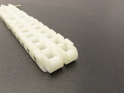 Morse N400 Delrin Plastic Coupling Sprocket Chain 16-Link 1-1/4" W 8.25" Long