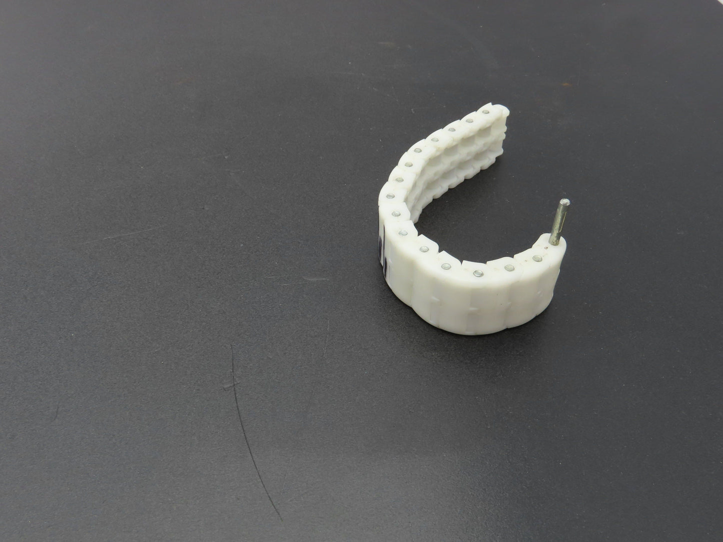 Morse N400 Delrin Plastic Coupling Sprocket Chain 16-Link 1-1/4" W 8.25" Long