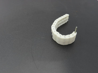 Morse N400 Delrin Plastic Coupling Sprocket Chain 16-Link 1-1/4" W 8.25" Long