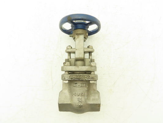 Powell A-5551-2 Gate Valve Stainless Steel Rising Stem 3/4" NPT