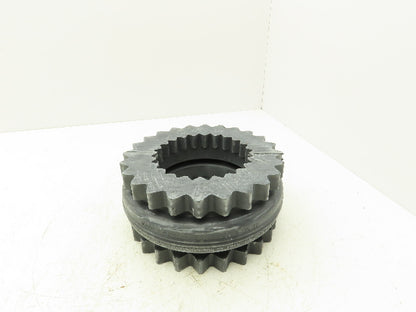 TB Wood's 11E Sure-Flex Flexible Shaft Coupling Split Sleeve EPDM Retaining Ring