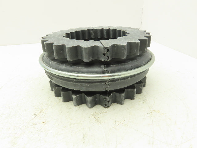 TB Wood's 11E Sure-Flex Flexible Shaft Coupling Split Sleeve EPDM Retaining Ring