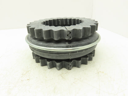 TB Wood's 11E Sure-Flex Flexible Shaft Coupling Split Sleeve EPDM Retaining Ring