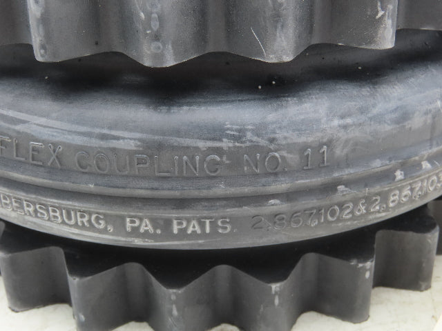TB Wood's 11E Sure-Flex Flexible Shaft Coupling Split Sleeve EPDM Retaining Ring