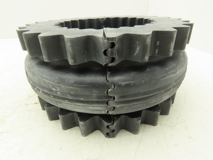 TB Wood's 11E Sure-Flex Flexible Shaft Coupling Split Sleeve EPDM Retaining Ring