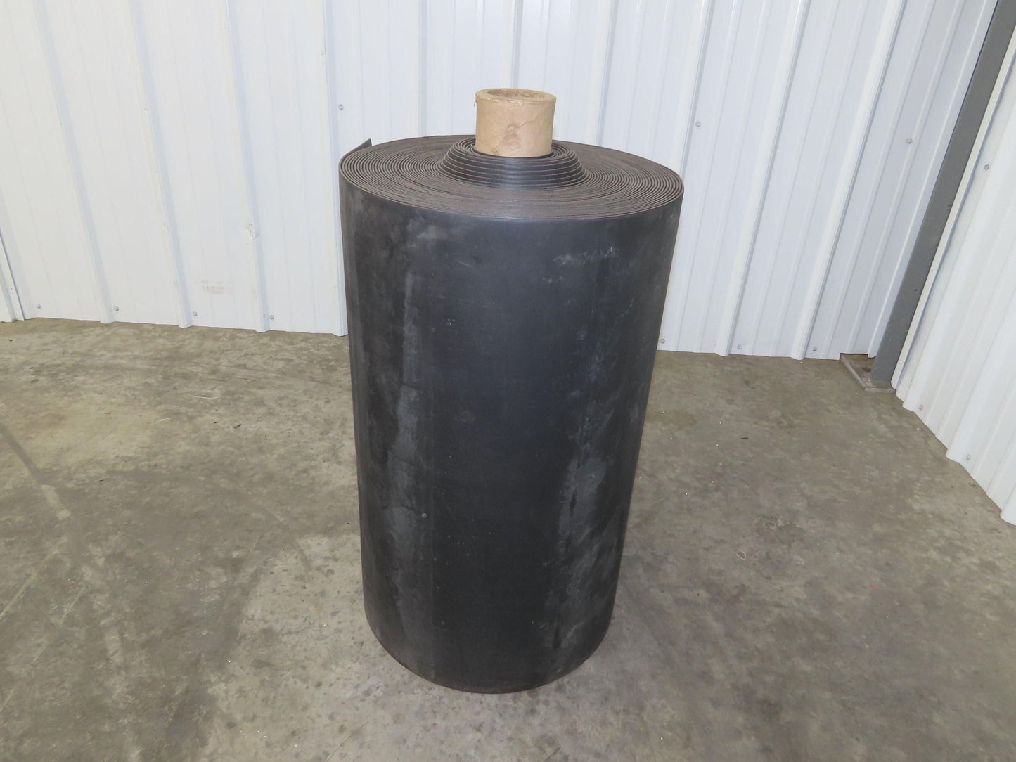 29"W x 130'L Conveyor Belt Foam Backed Soft Top Rubber Cover Black