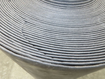29"W x 130'L Conveyor Belt Foam Backed Soft Top Rubber Cover Black