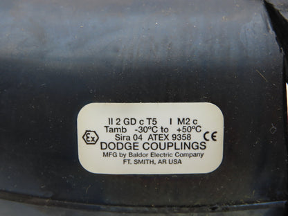 Baldor Dodge PX110 Para-Flex Flexible Shaft Coupling 6-3/4" ID 10-1/2" OD