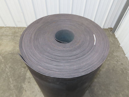 32"W x 178'L Conveyor Belt Foam Backed Soft Top Rubber Cover Black