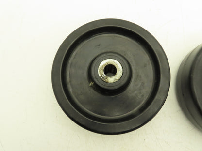 Phenolic Greaseable Caster Wheel 2.5"W x 9.75"D x 1" Bore Lot of 2