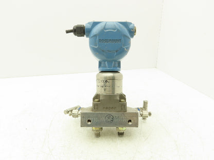 Rosemount 3051S Coplanar Pressure Transmitter 11-42VDC 0-75" H2O Hart Protocol